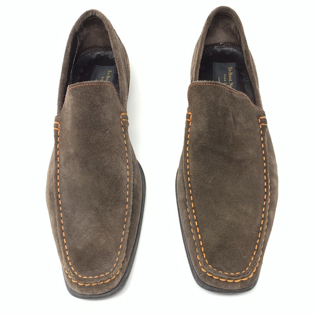 Adam Derrick Beamon Dark Brown Suede Shoes